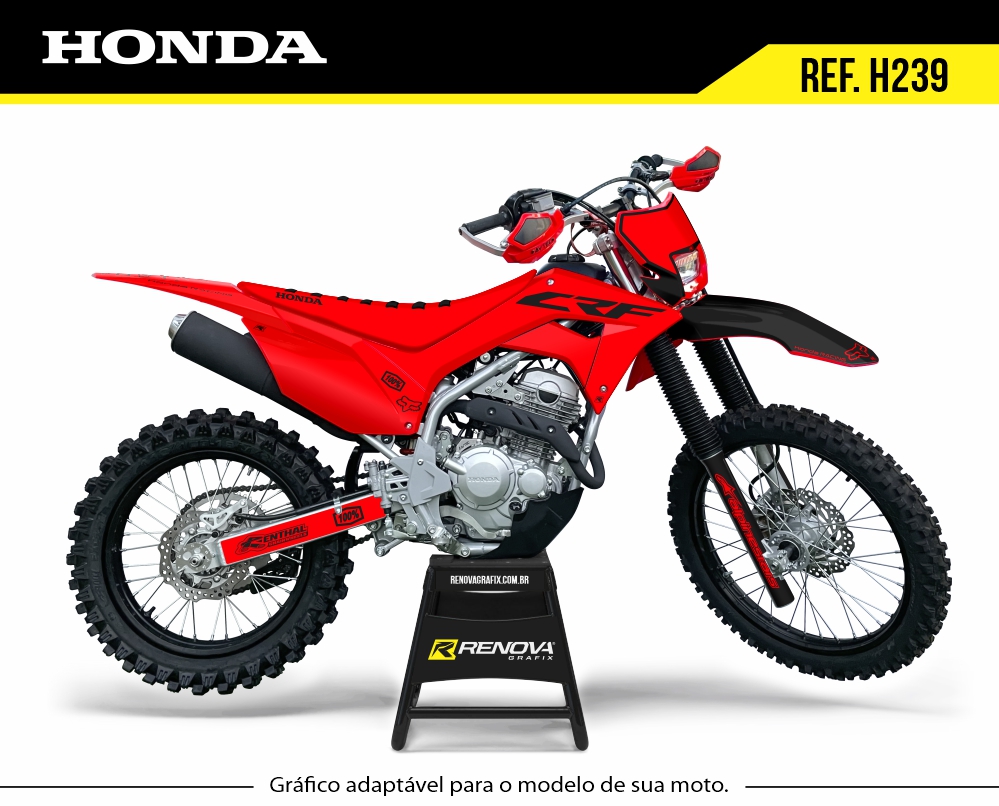 Adesivos - Motocross Trilha Crf